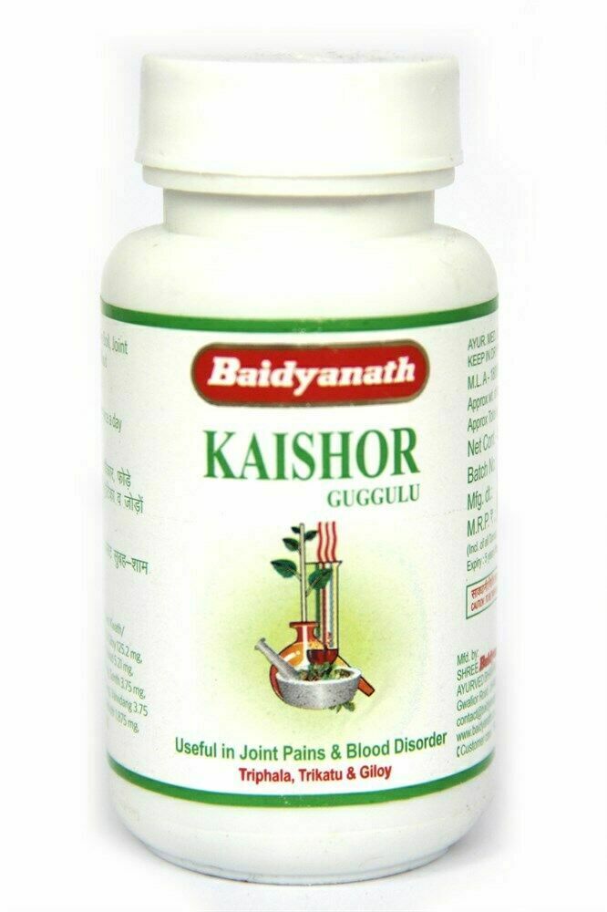 Buy Baidyanath Kaishore Guggulu 80 Tablets In UK USA At Healthwithherbal