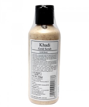 buy Khadi Gold Scrub (with Rose) 210 ml in UK & USA