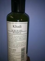 buy khadi Scrub Gel pudina 210ml in UK & USA